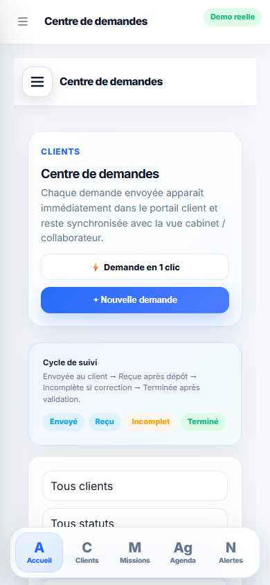 Demandes de documents