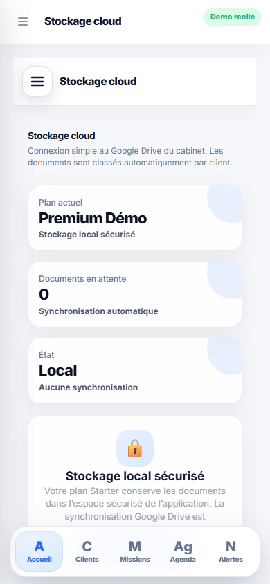 Google Drive et stockage cloud